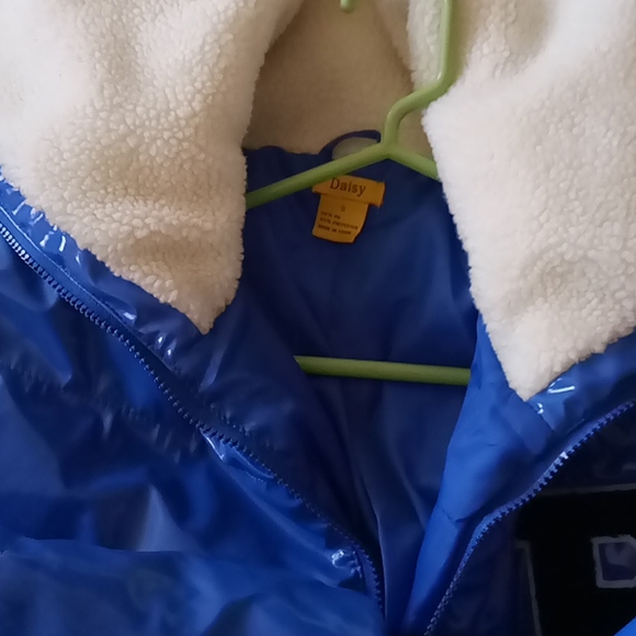 Royal blue Girl jacket size S - Picture 2 of 2